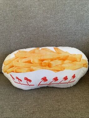 In N Out Burger French Fry Accent Pillow 17” Home Accent Plush Stuffed